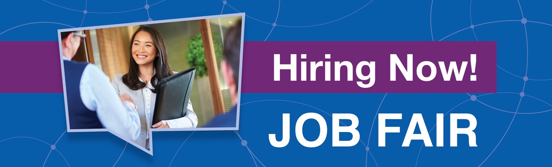 Hiring Now Job Fair Banner
