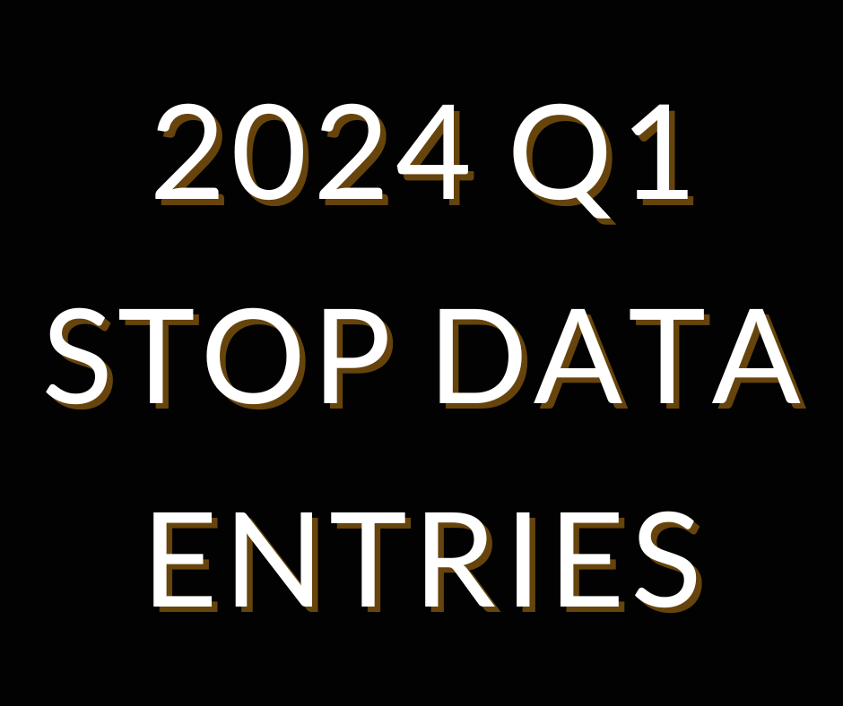 2024 Q1 Stop Data Entries