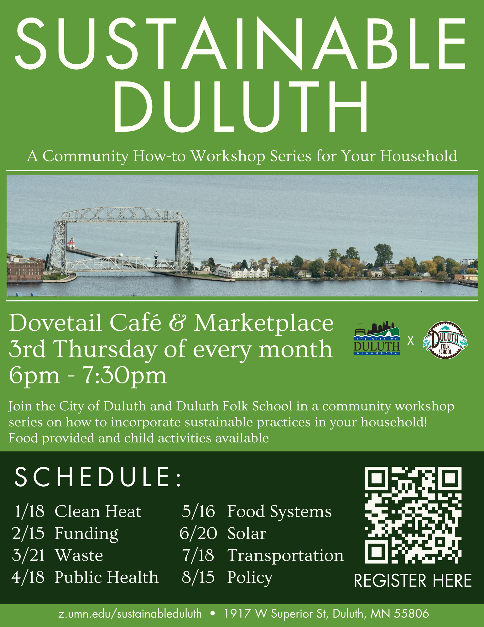 Sustainable Duluth Clean Heat Poster Sustainable Duluth Clean Heat Poster