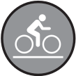 Bicycling Icon