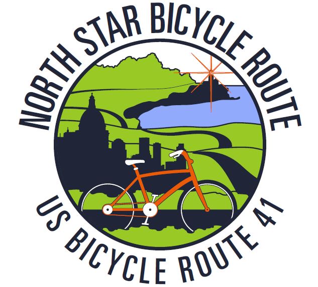 North Star Bicycle Route Logo North Star Bicycle Route Logo